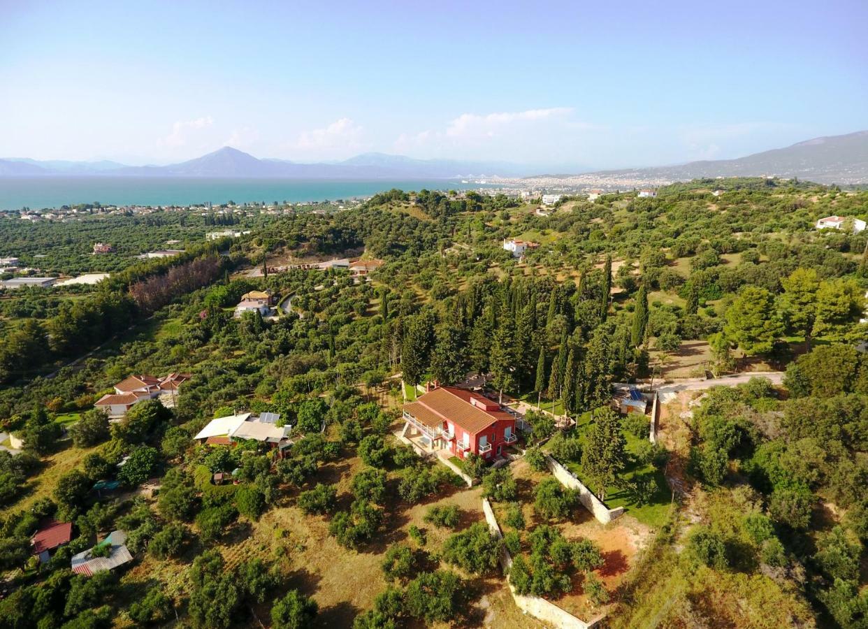 Sea View Villa With 4 Bedrooms - Grecorama Monodhéndrion Exterior foto